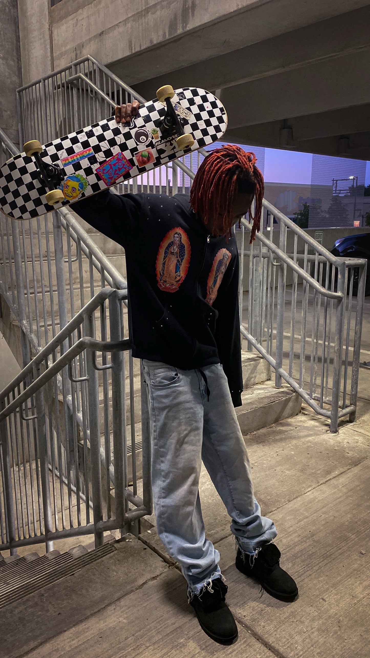 “Virgin Mary” Zip Up