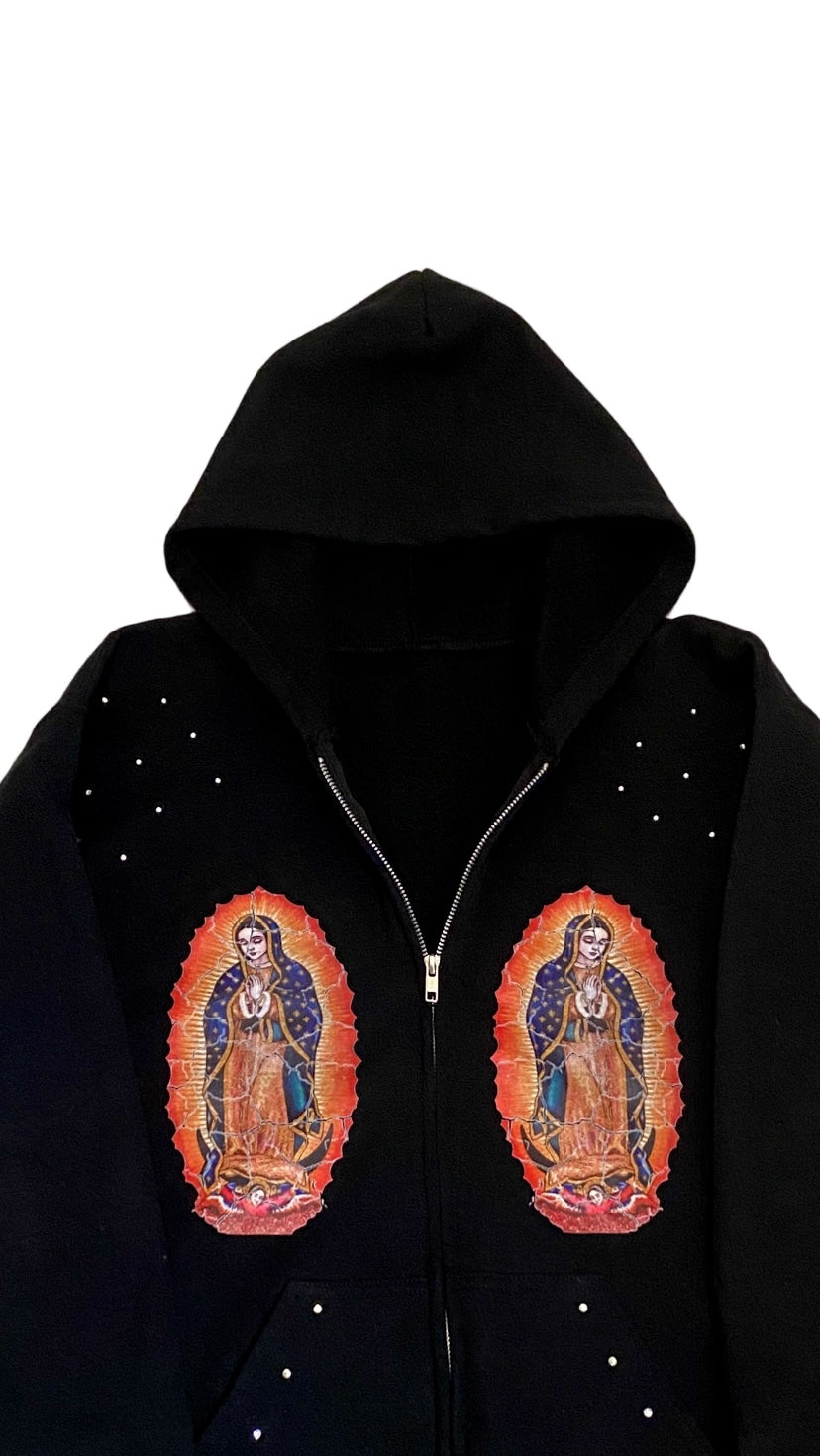 “Virgin Mary” Zip Up