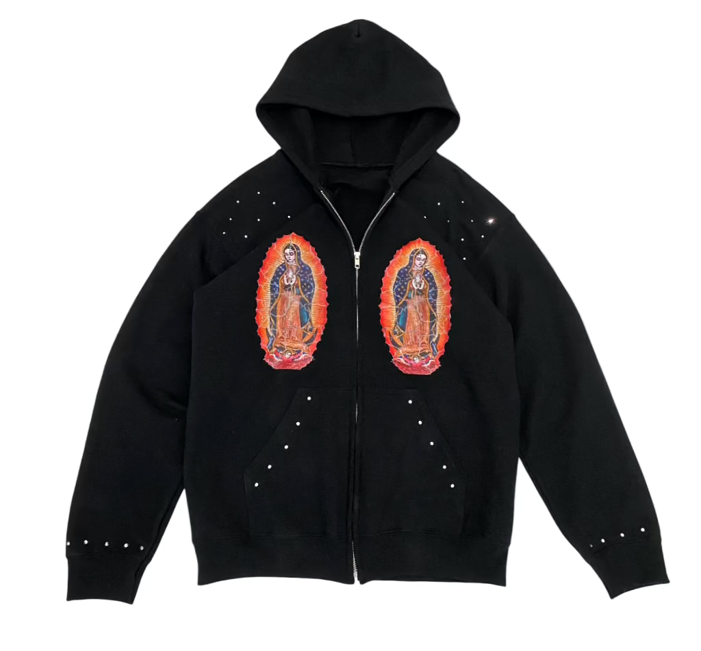 “Virgin Mary” Zip Up